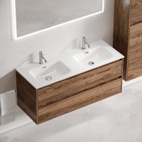 Мебель для ванной комнаты Sancos Libra 120 см двойная, дуб чарльстон