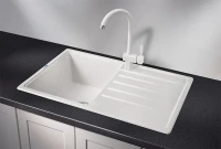 Мойка кухонная Granula Standart 7602, белый