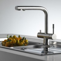 Смеситель для кухни Franke Atlas Clear water нержавеющая сталь