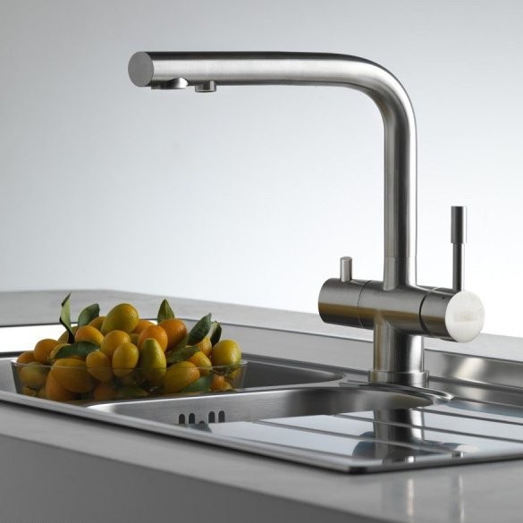 Смеситель для кухни Franke Atlas Clear water нержавеющая сталь