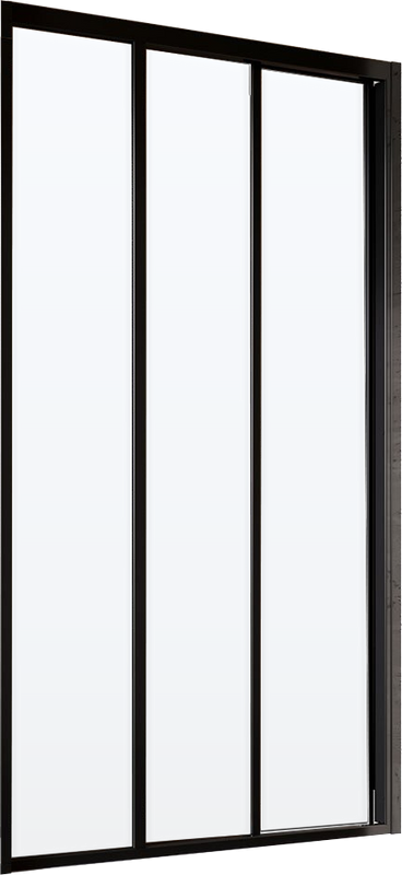 Душевая дверь в нишу Ravak Supernova ASDP3-130 Transparent, 200, профиль черный
