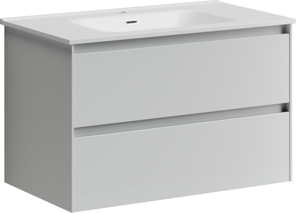 Тумба под раковину Sancos Cento 79 см белый глянец