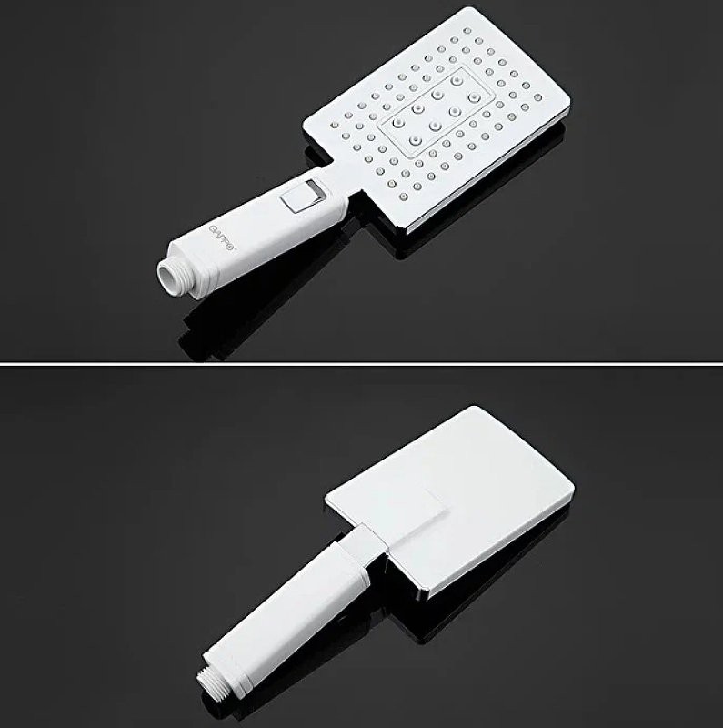 Смеситель для ванны с душем Gappo G07-8 G3207-8 белый, хром