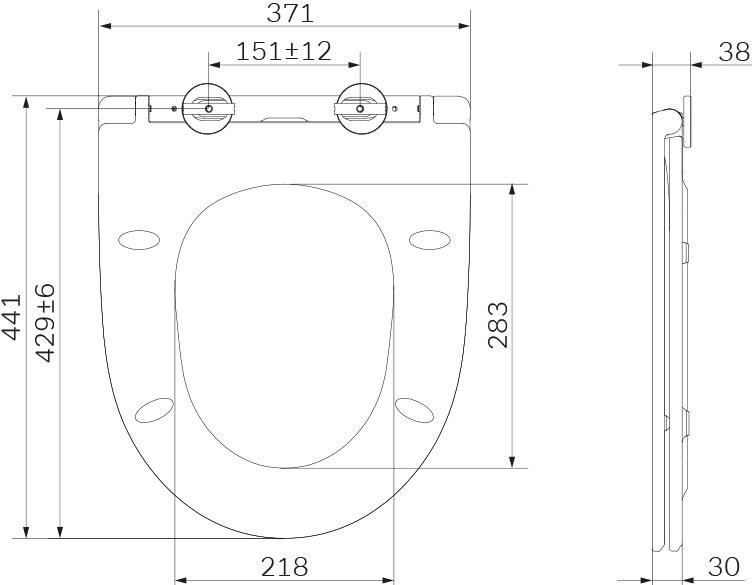 Комплект Унитаз подвесной AM.PM Awe C111700WH + Инсталляция TECE Now 9400412 4 в 1 с кнопкой смыва