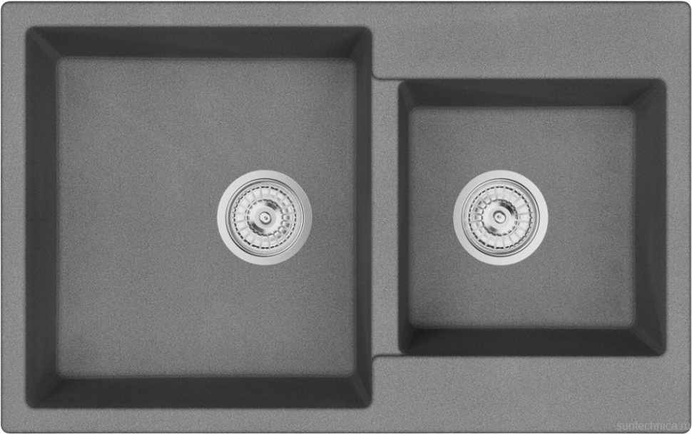 Мойка кухонная Emar Quartz EMQ-2800.Q Антрацит