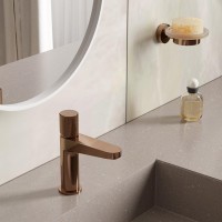 Смеситель для раковины Wasserkraft Paar 8803 розовое золото PVD