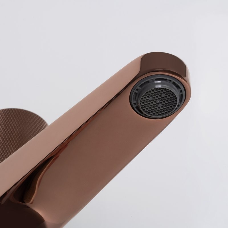 Смеситель для раковины Wasserkraft Paar 8803 розовое золото PVD