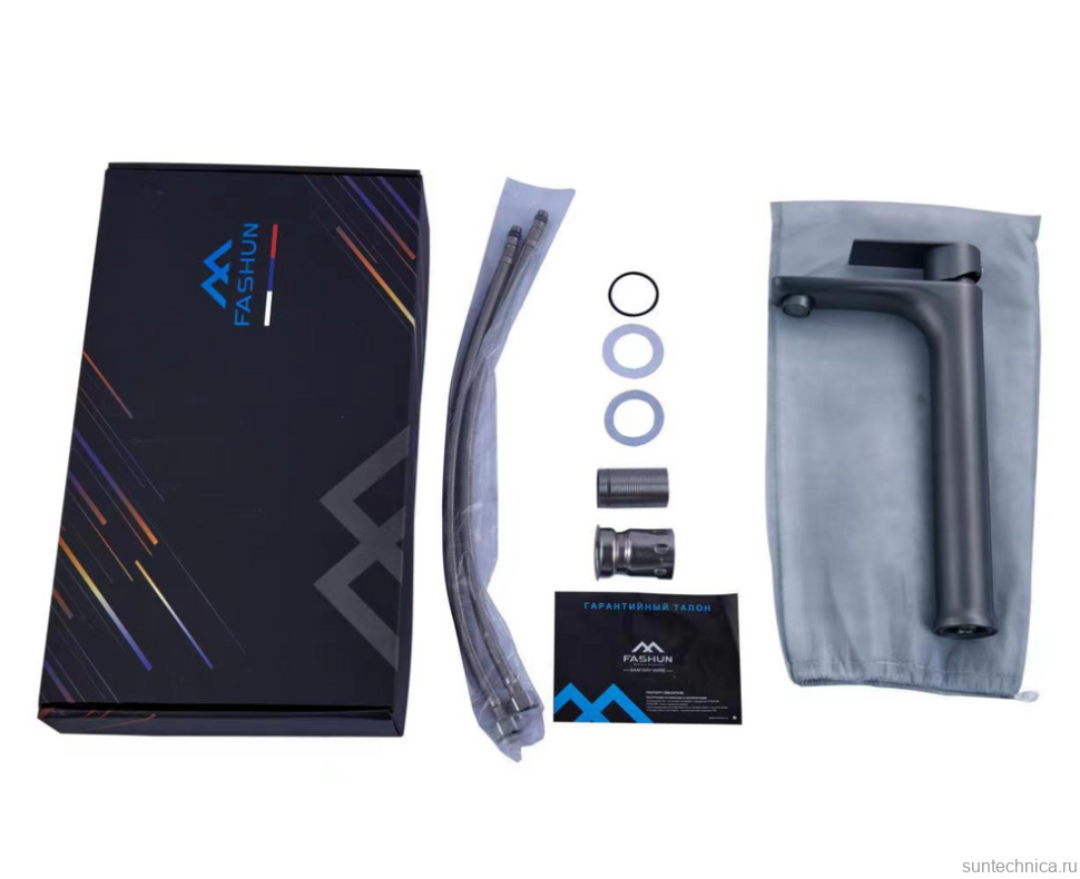 Смеситель для раковины Fashun A51219-17 графит