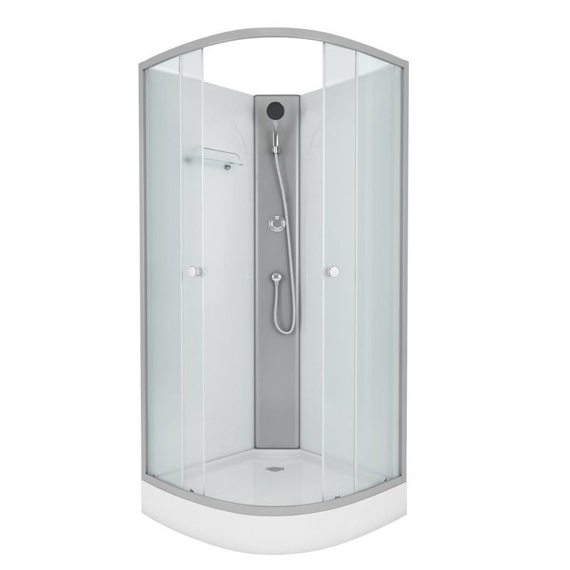 Душевая кабина Niagara Eco E90/13/MT/BK 90х90 см