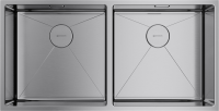Комплект Мойка Omoikiri Taki 86-2 нержавеющая сталь + Измельчитель Nagare slim 1250