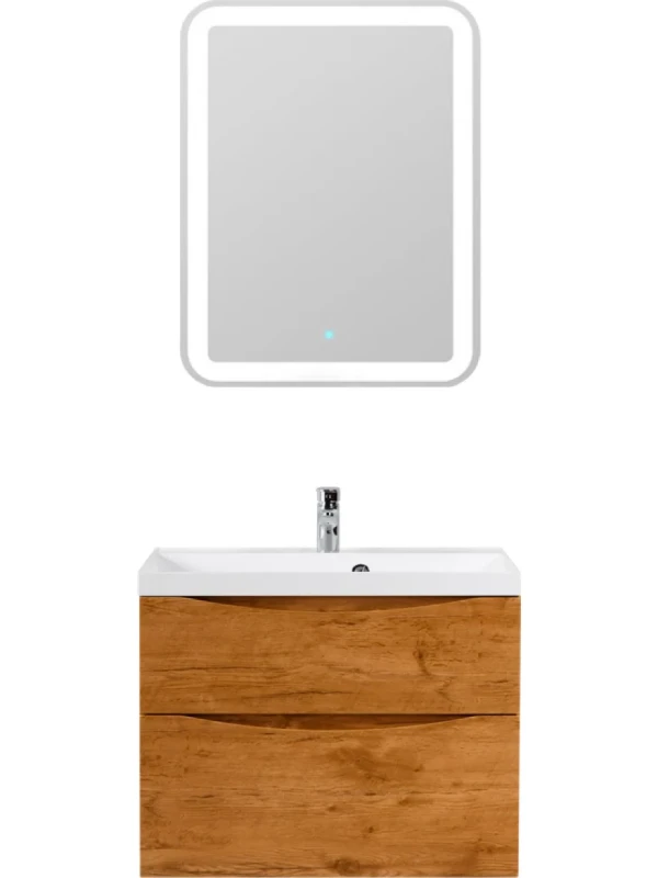 Мебель для ванной комнаты BelBagno Marino H60 rovere nature, 80 см