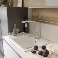 Мойка кухонная Domaci Палермо PR-565-001 белая Мойка кухонная Domaci Палермо PR-565-001 белая