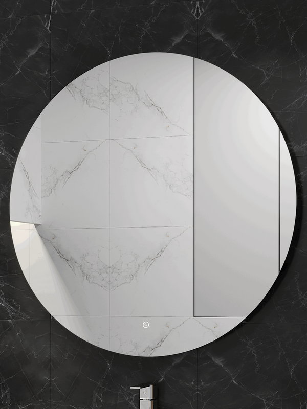 Зеркало круглое CONTINENT Led Ajour ECO 90 см, сенсорное, с подсветкой
