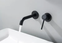 Смеситель для раковины AQUATEK Европа AQ1313MB С ВНУТРЕННЕЙ ЧАСТЬЮ, матовый черный