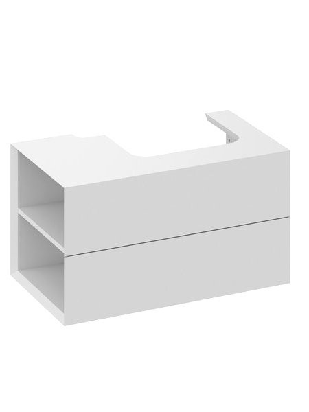 Тумба под раковину без столешницы Ravak Lite SD 80 L дымчато-серая