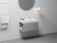 Тумба под раковину без столешницы Ravak Lite SD 80 L дымчато-серая