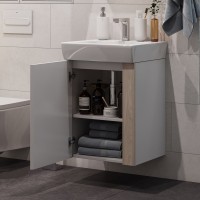 Мебель для ванной комнаты AQUATON Кантри 50 белый/дуб верона