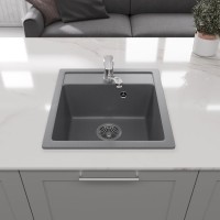 Мойка кухонная Domaci Римини DG 50-46-503 серая Мойка кухонная Domaci Римини DG 50-46-503 серая