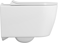 Комплект Унитаз подвесной STWORKI Ноттвиль SETK3104-2616 безободковый, с микролифтом, белый + Крепления Geberit Duofix 111.815.00.1 к стене + Звукоизоляция + Инсталляция UP 320 111.300.00.5 + Кнопка Sigma 01 115.770.11.5 белая