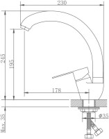 Смеситель для кухни Haiba HB801-2 HB41801-2