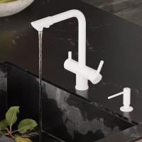 Смеситель для кухни Wasserkraft A8357 белый матовый