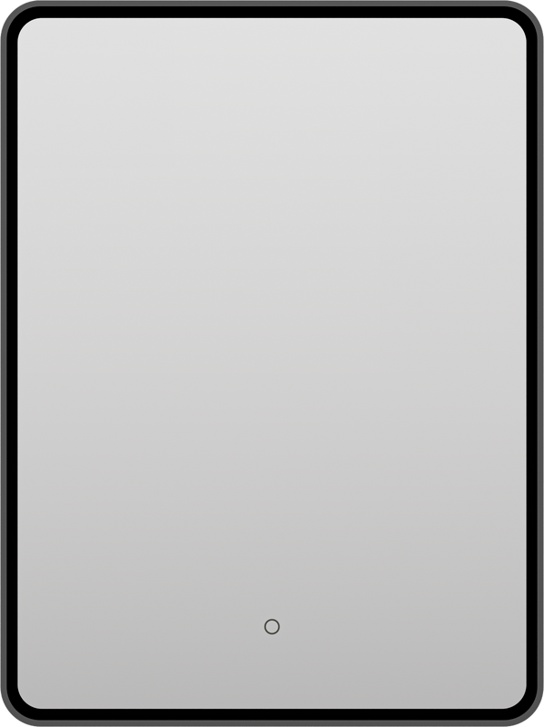 Зеркало Brevita Mercury 60х80 черное