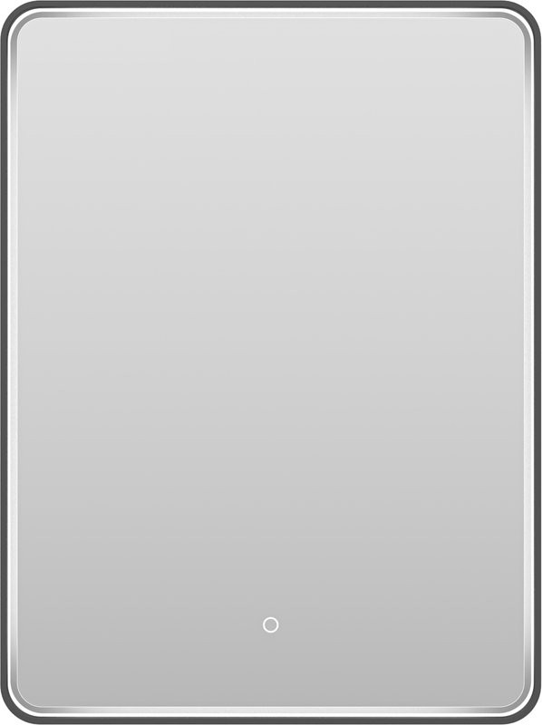 Зеркало Brevita Mercury 60х80 черное