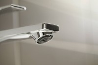 Смеситель для раковины Hansgrohe Rebris E 72557000 с донным клапаном, хром