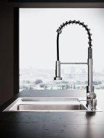 Мойка кухонная РМС MRK-5851R R c дозатором, серый