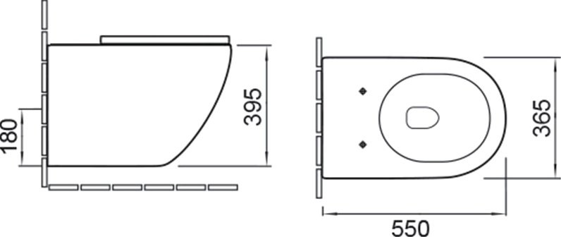 Комплект Унитаз подвесной Vincea Globo + Звукоизоляция Geberit + Инсталляция Duofix Delta 458.163.21.1 с кнопкой смыва, хром