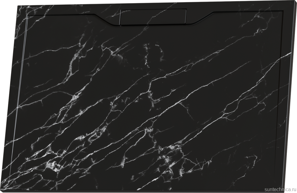 Поддон для душа RGW Stone Tray STE MB 100x90, черный мрамор