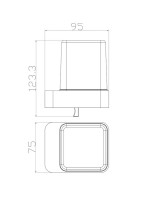 Дозатор Wonzon & Woghand WW-5252-GM темный графит