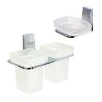 Набор Стакан Wasserkraft Lopau K-6028D + Мыльница K-6029