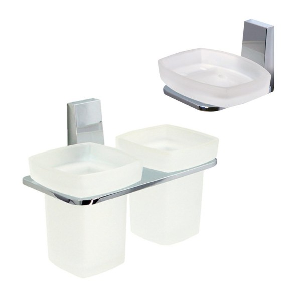 Набор Стакан Wasserkraft Lopau K-6028D + Мыльница K-6029