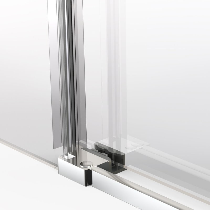 Душевой уголок Vincea Stella VSR-1ST9015CL 150x90 см, профиль хром, стекло прозрачное
