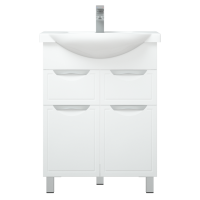 Тумба с раковиной Corozo Монро Z2 65 белая
