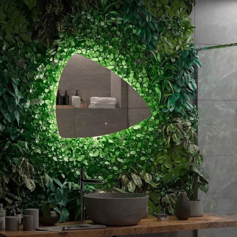 Зеркало CONTINENT Jazz 90х70, с подсветкой