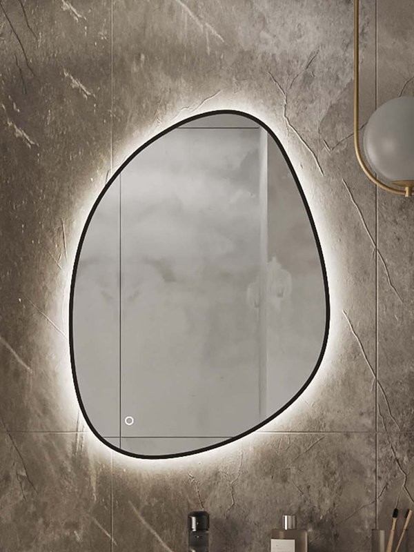 Зеркало CONTINENT Led Mojo 60х80 см, сенсорное, с холодной подсветкой