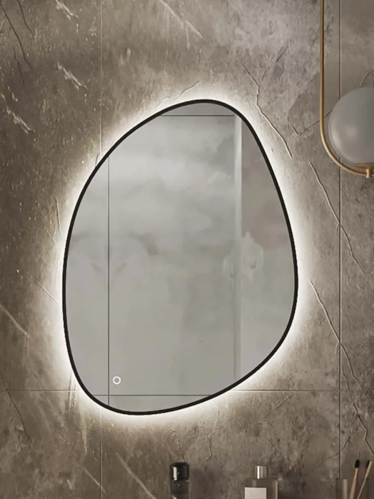 Зеркало CONTINENT Led Mojo 60х80 см, сенсорное, с холодной подсветкой