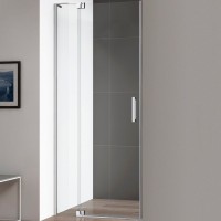 Душевая дверь в нишу Cezares Slider B 1 80/90 C Cr профиль хром, стекло прозрачное