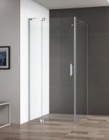 Душевая дверь в нишу Cezares Slider B 1 80/90 C Cr профиль хром, стекло прозрачное