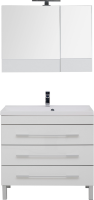 Мебель для ванной комнаты Aquanet Верона 90 белая Мебель для ванной комнаты Aquanet Верона 90 белая