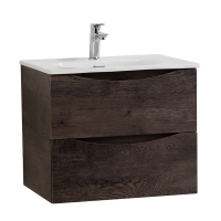 Тумба под раковину BelBagno Marino-cer-mini 50 подвесная, rovere nature grigio