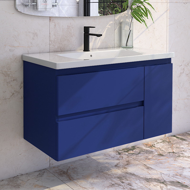 Тумба под раковину без столешницы Caprigo Forte 100 R подвесная, океания