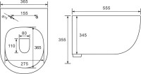 Комплект Унитаз подвесной Vincea Evo VT1-34 + Инсталляция Grohe Rapid SL 38772001 3 в 1 с кнопкой смыва + Шумоизоляция 37131000