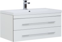 Тумба с раковиной Aquanet Верона 90 подвесная белая Тумба с раковиной Aquanet Верона 90 подвесная белая