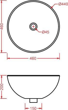 Накладная раковина ArtCeram La Ciotola LCL001 01 00 накладная