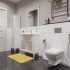 Мебель для ванной STWORKI Хельсингборг 85 белая, в стиле прованс, из МДФ, российская (гарнитур, комплект)