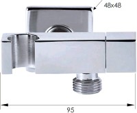 Шланговое подключение Remer 336S с держателем для душа