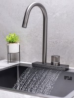 Смеситель для кухни РМС SUS130PVD-017F графит